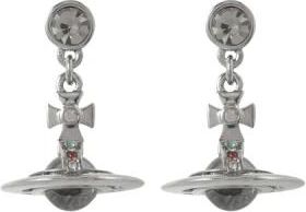Vivienne Westwood Pendientes New Petite Orb - Accessories - Mujer - Gris - ONE SIZE