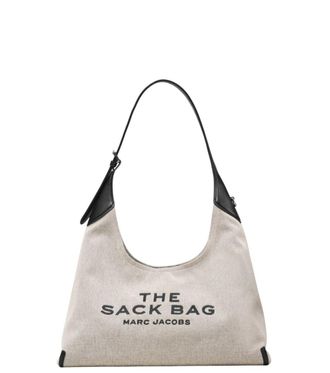 Marc Jacobs Natural/Black Belted Large Sack Bag