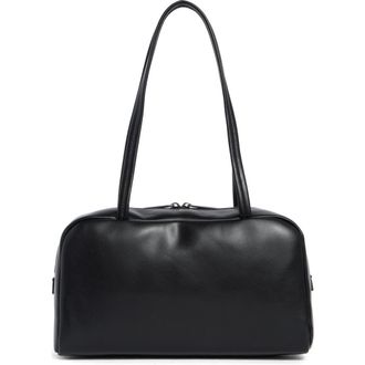 BCBGeneration Bowler Faux Leather Shoulder Bag in Black at Nordstrom Rack