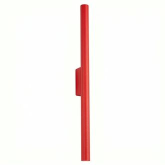 Sollux Lighting Aplique rojo acero alt. 50 cm
