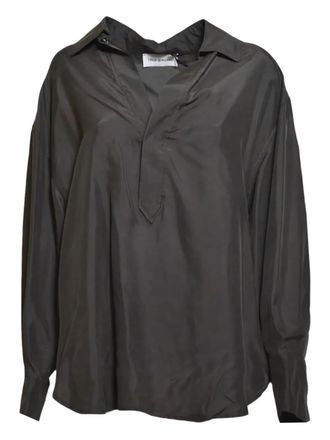 True Royal collared blouse - Black