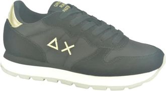 Sun 68 Zwart Goud Runner Tapijt - Dames - Sneakers - Zwart - 37 EU - Schoenen