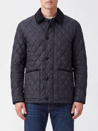 Burberry Giacca trapuntata in nylon con colletto in velluto e interni check