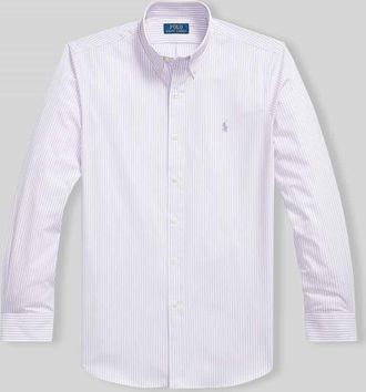 Polo Ralph Lauren Regular Fit Freizeithemd aus Baumwoll-Mix in Violett, Gr&ouml;&szlig;e XXL