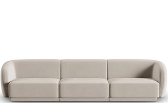 CXL by Christian Lacroix 3-Sitzer Designer Sofa Lionel - Samtbezug