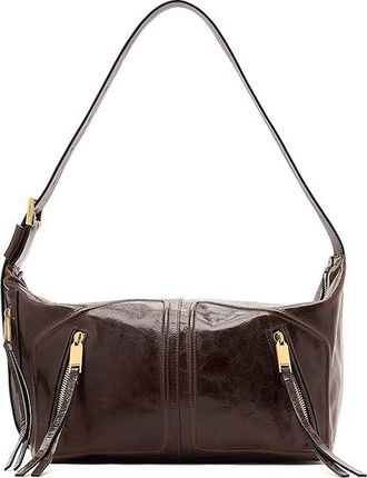 AllSaints Jean Rey Shoulder Bag Shoulder Womens Handbags Cognac Brown, Leather
