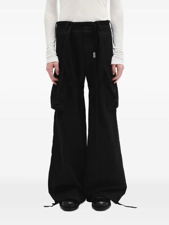 Ann Demeulemeester Broek met cargo zak - Zwart