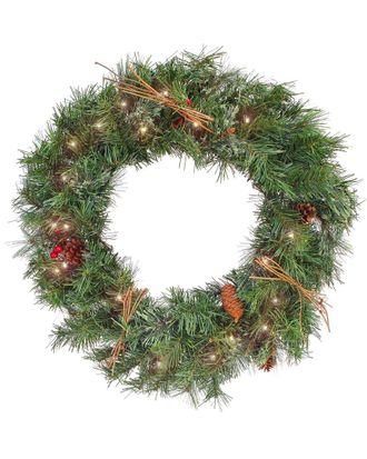 National Tree Company 24In Glistening Pine Wreath