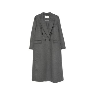 Victoria Beckham Double-breasted Peaked-lapel Coat