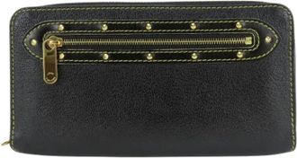 Louis Vuitton Tweedehands leren portemonnees - Dames - Vintage Accessoires - Zwart - ONE Size - Leer - Vintage