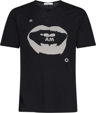 Fendi Heren, Tops, Zwart, Maat: M Katoen