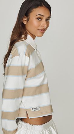 Rowing Blazers Cropped Rugby Pullover Top