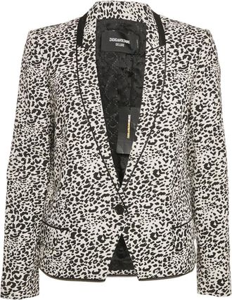 Zadig&Voltaire Blazer con stampa - Nero