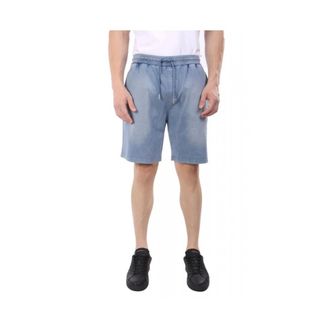 Karl Lagerfeld Korte Broeken, Heren, Blauw, M, Denim, Denim Shorts