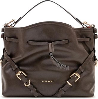 Givenchy Tassen, Dames, Bruin, ONE Size, Leer, Small Voyou Bucket