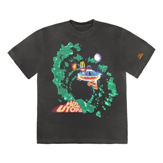 Travis Scott Fly-Thru T-shirt Washed Black CJMD-SS117