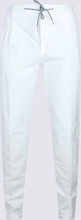 Eleventy White Cotton Pants