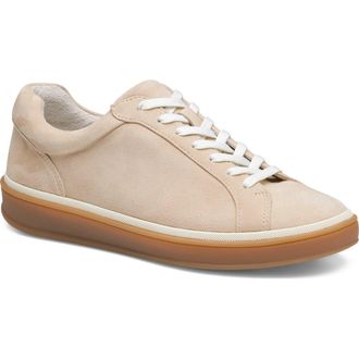 Johnston & Murphy Ashley Sneaker in Sand Kid Suede at Nordstrom, Size 8.5