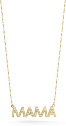 Ember Fine Jewelry 14K Gold Mama Necklace