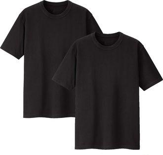 Bonds Mens Underwear Raglan Cut T-Shirt, Black (2 Pack), M (Pack of 2)