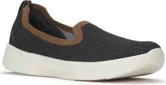 Keds BlissWalk Loafers Black Knit Slip On Comfort Shoes RHS7911