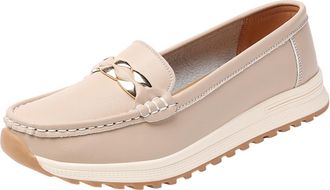 Generic Loafers Shoes for Women Casual Comfortable Slip on Business Work Loafer Shoes Extra Wide Fit Shoe Womens Loafers Moccasins Ladies Casual Slip-On Ortho