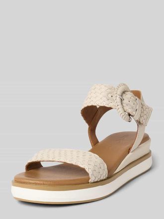 Inuovo Sandalette in Flecht-Optik in Offwhite, Gr&ouml;&szlig;e 39