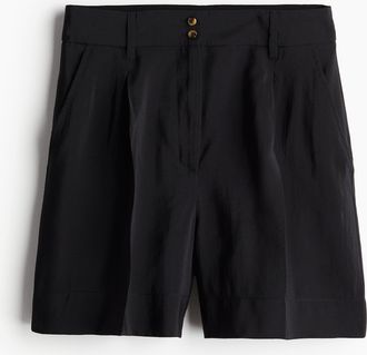 H&M Bermudashorts aus Modalmix - Schwarz