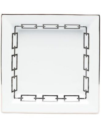Ginori 1735 square-shape ceramic tray - unisex - ceramic - OS - White