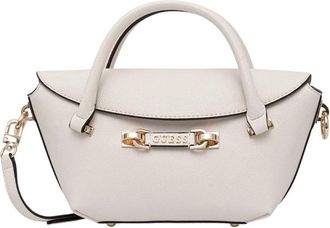 Guess Sophia Crossbody Tas - Dames - Handtassen - Wit - ONE Size - Leer - Tassen