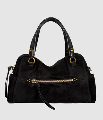 Jerome Dreyfuss Sac Lucky Bowling Cuir Noir