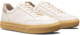 Clae Monroe VP Low Top Sneaker in Offwhite Leather Cashmere at Nordstrom, Size 7.5