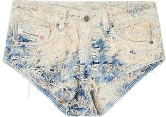 Diesel Dames, Korte broeken, Wit, Maat: W26 Denim