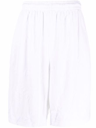 Balenciaga Shorts met mesh - Wit