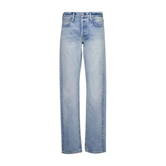 Tom Ford Heren, Jeans, Blauw, Maat: W30 Katoen