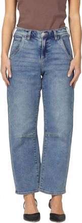 Dear John Denim Lasso High Rise Clean Hem Jeans In Waikiki