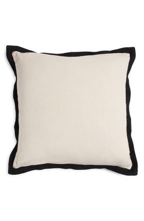 Nordstrom Flange Accent Pillow in Beige Oatmeal at Nordstrom
