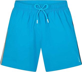 HUGO BOSS Heren Iconic Zijstreep Zwemshort (Turquoise/Aqua)