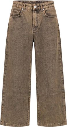 Moorer Baggy Jeans - Dames - Loose Fit Jeans - Beige - W27 - Katoen - Jeans