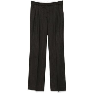 The Garment Cedar Brown Pant with Pleat Detailing