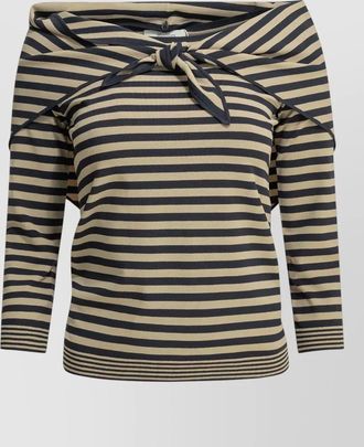 Max Mara scarf neck sweatshirt