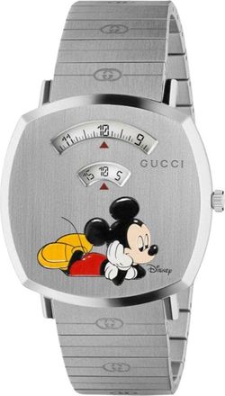 Gucci YA157419 Grip 35mm Unisex Stainless Steel Watch - Stylish & Durable - Silver - One Size