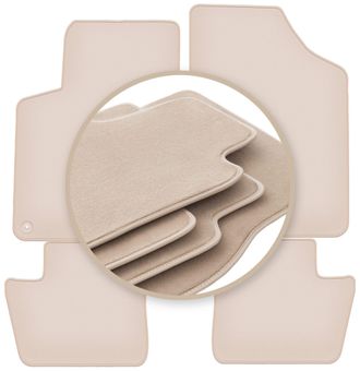 OEM Alfombrillas Beige Premium Para: Citro&euml;n Ds4 Hatchback 2011-2015