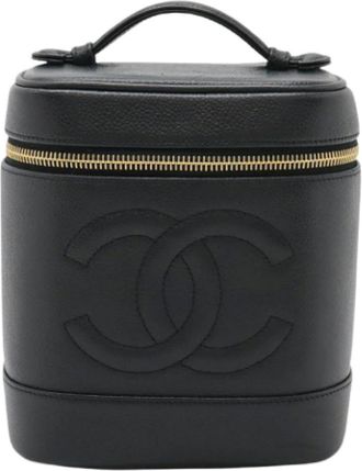 Chanel Pre-owned Tote Bags, female, Black, Size: ONE SIZE Pre-owned Leather handbags