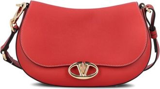 Valentino Garavani Ohval Foldover Top Shoulder Bag