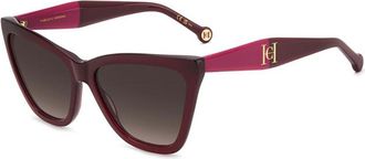 Carolina Herrera HER 0374/S LHF/HA Womens Sunglasses Burgundy Size 59
