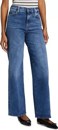 Frame Denim Womens Le Slim Palazzo Jeans In Canals