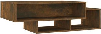 vidaXL Vidaxl - Mesa de centro madera contrachapada roble ahumado 105x55x32 cm