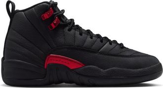Nike Jordan Boys Retro 12 - Boys Grade School Basketball Shoes - Black / Red Size 3.5