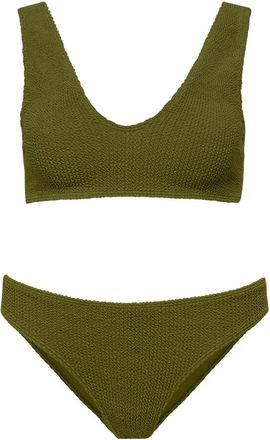 Sorbet Island Noa Bikini - Dames - Bikinis - Groen - ONE Size - Polyester - Badmode